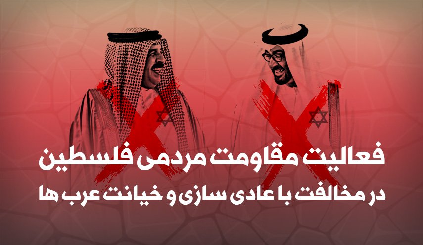 اینفوگرافیک | فعالیت مقاومت مردمی فلسطین در مخالفت با عادی سازی و خیانت عرب ها 
