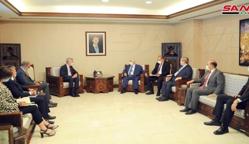 المعلم يبحث مع غراندي التنسيق لوصول المساعدات للمواطنين