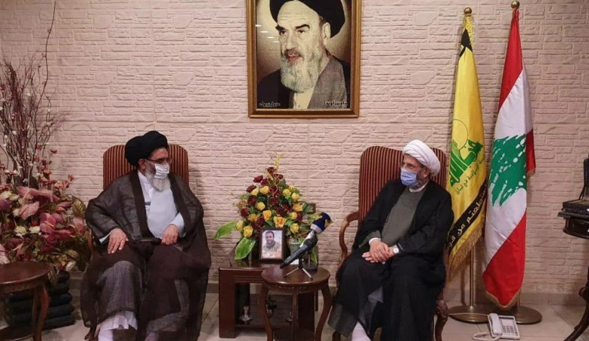 دیدار مسئولان ارشد حزب‌الله لبنان با نماینده ولی فقیه در سوریه