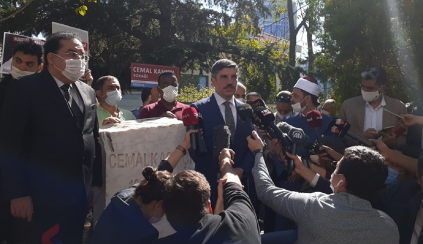 در سالروز قتل خاشقچی؛ تجمع معترضان مقابل کنسولگری عربستان در استانبول 