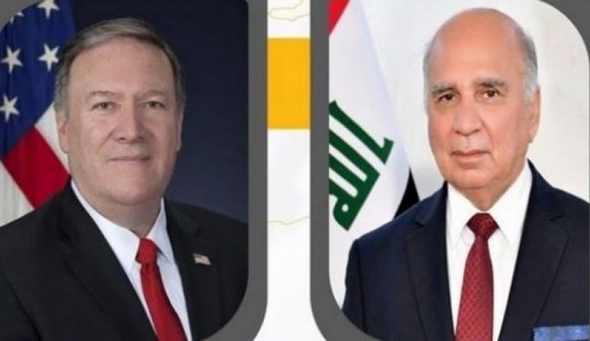 تماس تلفنی «پامپئو» با وزیر خارجه عراق درخصوص بستن سفارت آمریکا در بغداد
