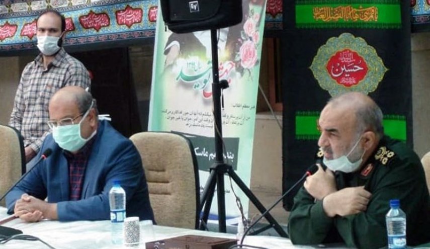 سردار سلامی: تمام ظرفیت‌های قرارگاه ثارالله در اختیار عملیات مقابله با کرونای تهران قرار می‌گیرد