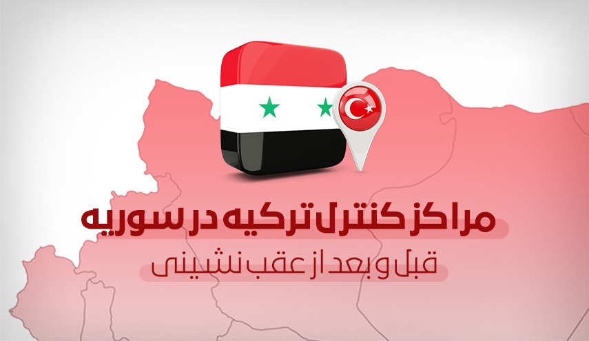 اینفوگرافیک | مراکز کنترل ترکیه در سوریه