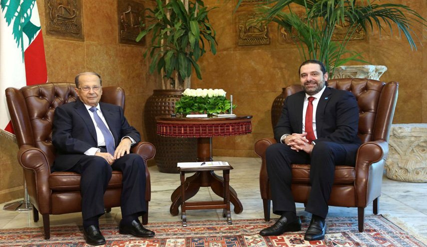 نشست طولانی حریری با عون در کاخ بعبدا