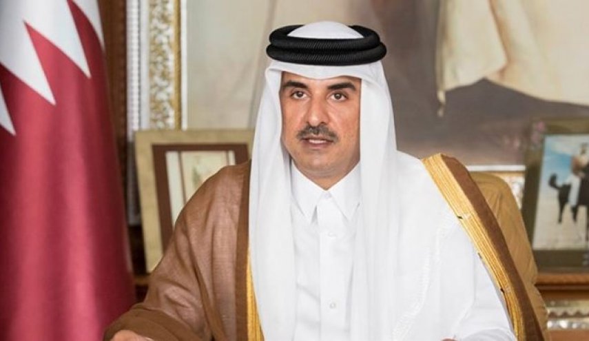 تأکید امیر قطر بر حق فلسطینی‌ها در ایجاد کشور مستقل

