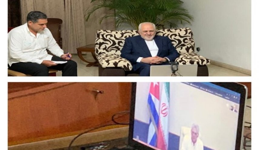 الرئيس الكوبي يؤكد لظريف موقف بلاده الرافض للحظر الاميركي