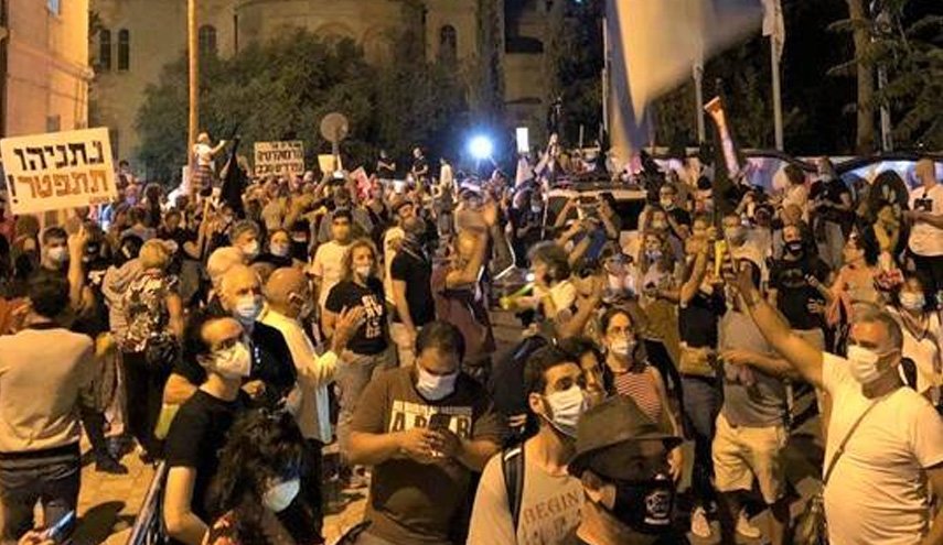 معترضان در فلسطین اشغالی: ترامپ رفت اکنون نوبت نتانیاهو است