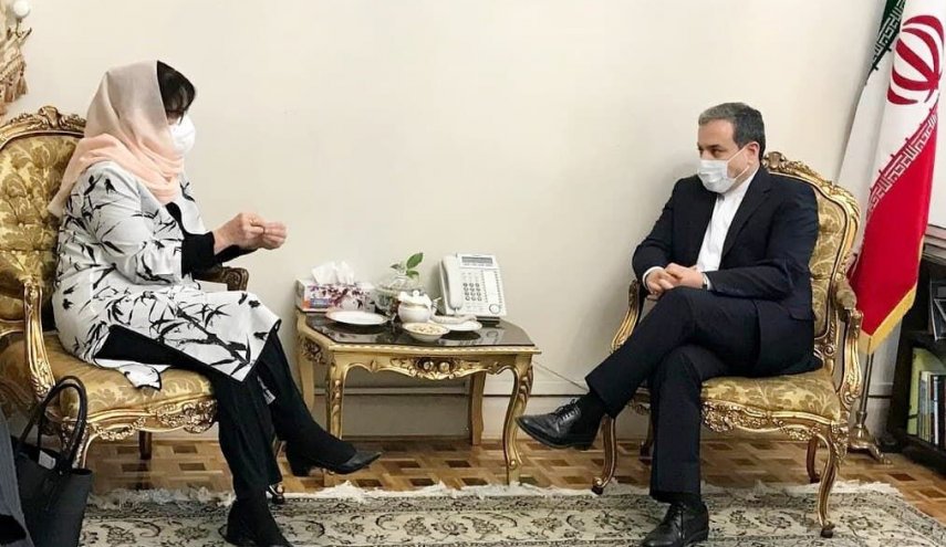 دیدار نماینده سازمان ملل در افغانستان با عراقچی