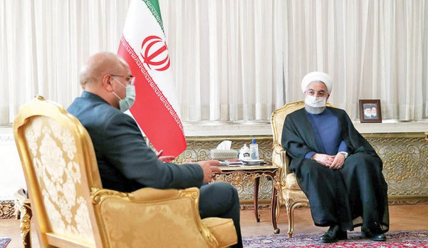 نامه قالیباف به روحانی درباره تخصیص اعتبار یک میلیارد دلاری کرونا