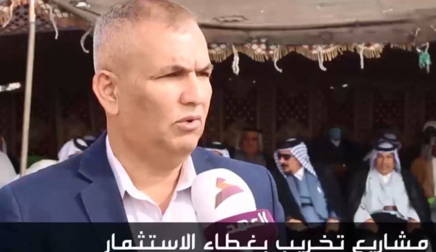 تجمع اعتراض آمیز عراقی ها به سرمایه گذاری سعودی ها در کشورشان 