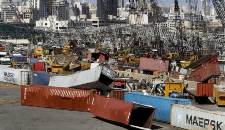 عقد مع شركة ألمانية  لازالة 43 حاوية في مرفأ بيروت