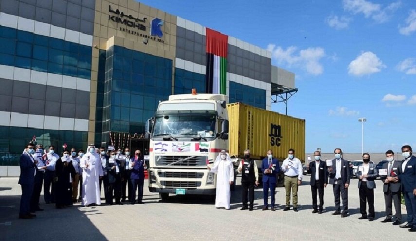 ميناء جبل علي الإماراتي يستقبل أول حاوية بضائع اسرائيلية