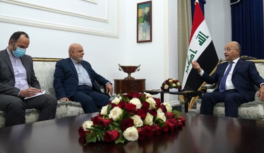 برهم صالح، ترور شهید فخری زاده را محکوم کرد