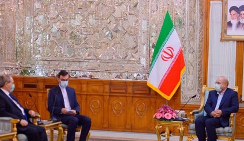 وزیر خارجه سوریه با قالیباف دیدار و گفتگو کرد

