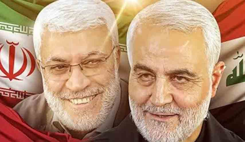 گرامیداشت نخستین سالگرد شهادت سردار سلیمانی و ابومهدی المهندس در عراق