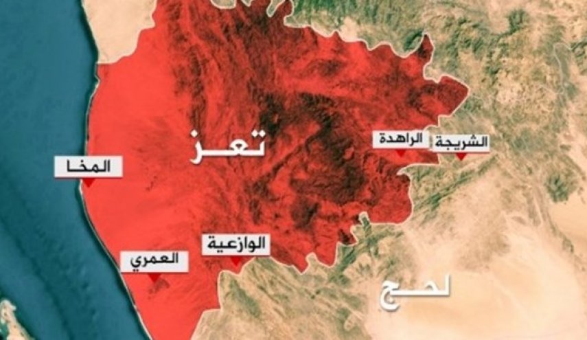 تظاهرات علیه ائتلاف سعودی در تعز یمن