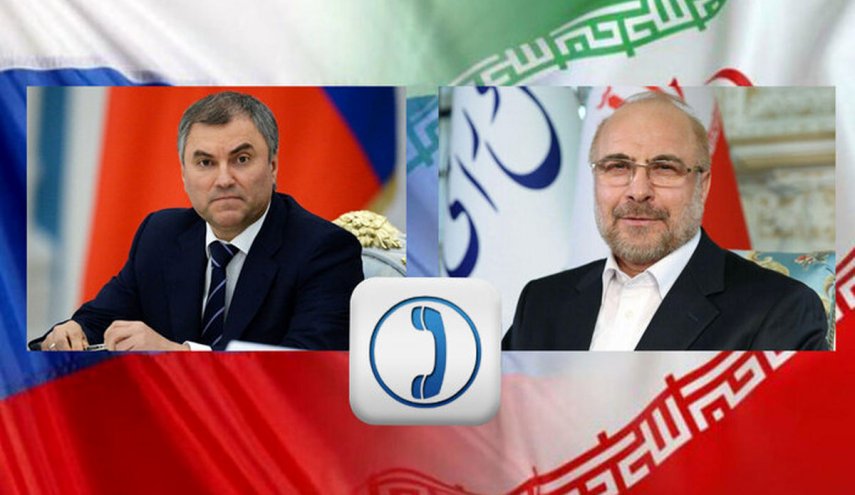 قاليباف يؤكد ضرورة استمرار المشاورات بين مسؤولي ايران وروسيا