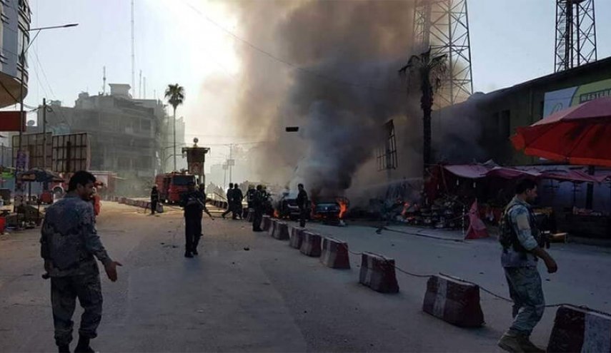 دهها کشته و زخمی بر اثر انفجار بمب در جنوب شرق افغانستان
