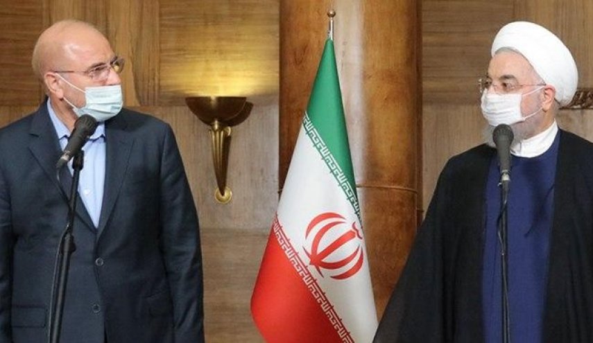 نشست مشترک روحانی و قالیباف در مورد بودجه 1400
