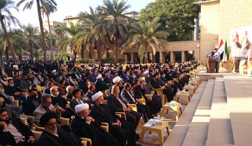 آغاز آیین گرامیداشت شهیدان سلیمانی و المهندس در سفارت ایران در عراق