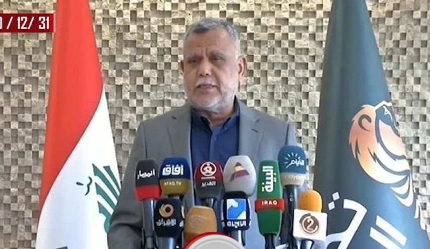 العامری: فتنه اکتبر، طرح آمریکا و رژیم بعث بود؛ اشغالگران باید از عراق اخراج شوند