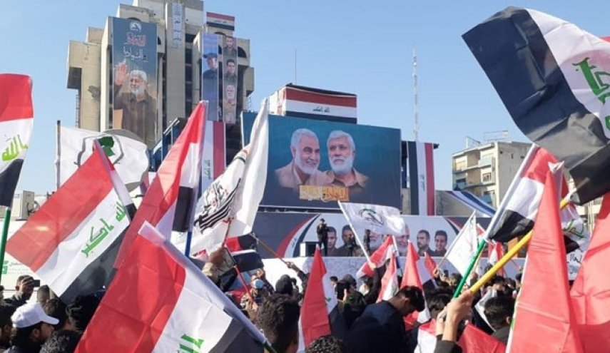 تاکید مجدد نمایندگان عراقی بر ضرورت اخراج آمریکایی‌ها در سالروز شهادت حاج قاسم