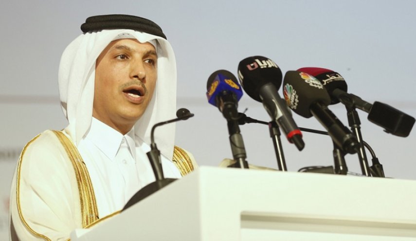 وزير المالية القطري بالقاهرة بطائرة خاصة