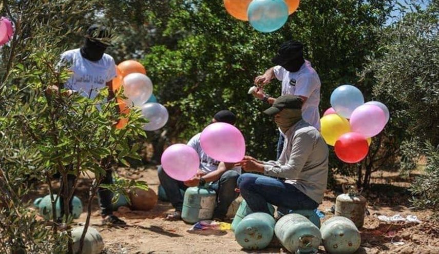  البالونات الحارقة تتجه نحو المستوطنات مرة اخرى