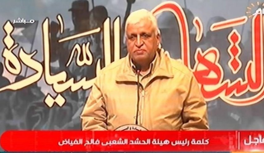 مراسم یادبود حاج قاسم و ابومهدی در کرکوک/ واکنش فالح الفیاض به تحریم شدن از سوی آمریکا
