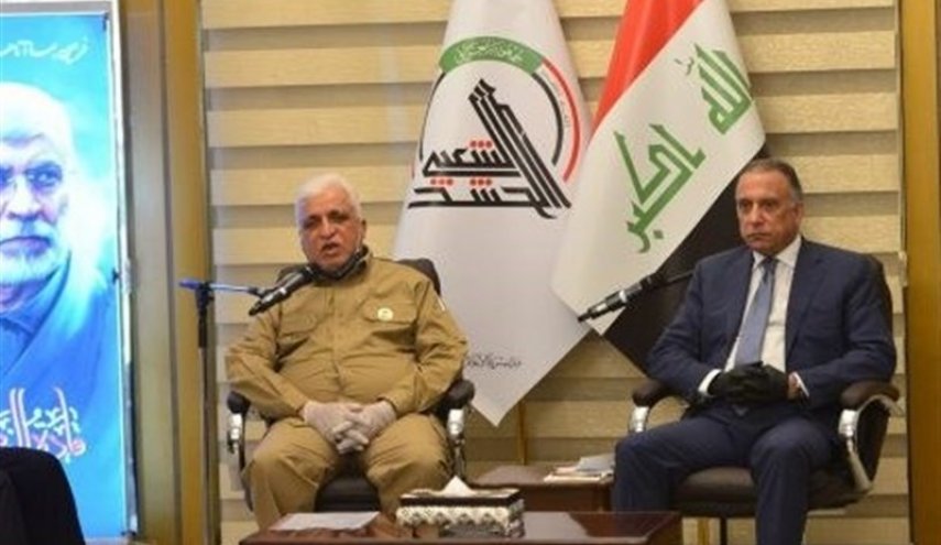 عراق| دیدار الکاظمی با فرماندهان حشد شعبی
