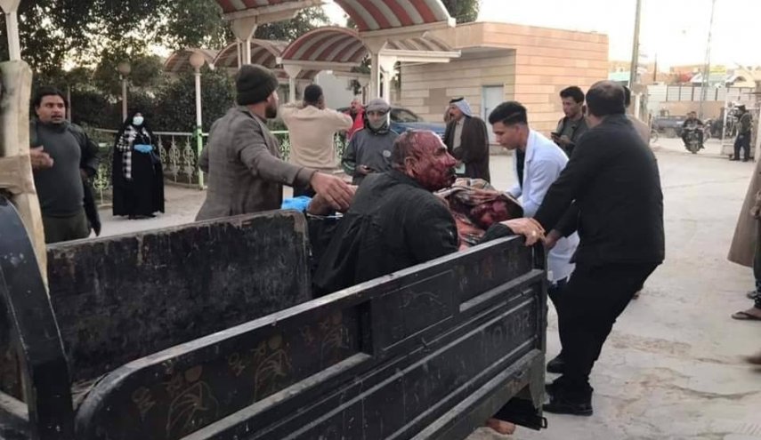 26 جريحاً بانفجار في مخبز بمحافظة الديوانية+صور
