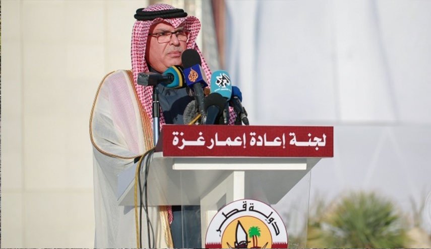 حفل افتتاح مقر جديد للجنة القطرية في قطاع غزة