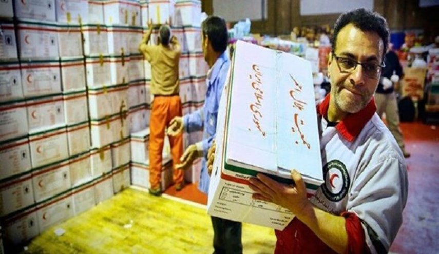 إرسال شحنة الإغاثة الثانية إلى المناطق المنكوبة بالزلزال جنوب غرب ايران