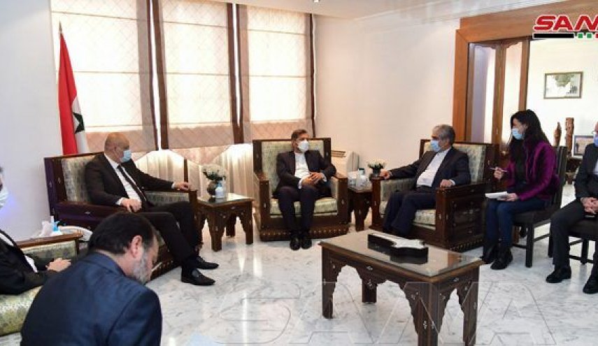 خطيب زادة يبحث مع وزير الاعلام السوري تعزيز التعاون في مجال الإعلام