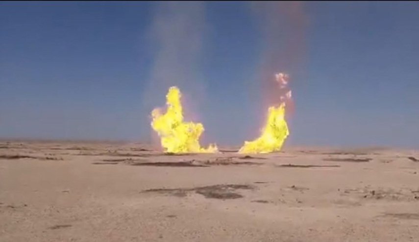 انفجار خط لوله گاز در شمال شرق سوریه