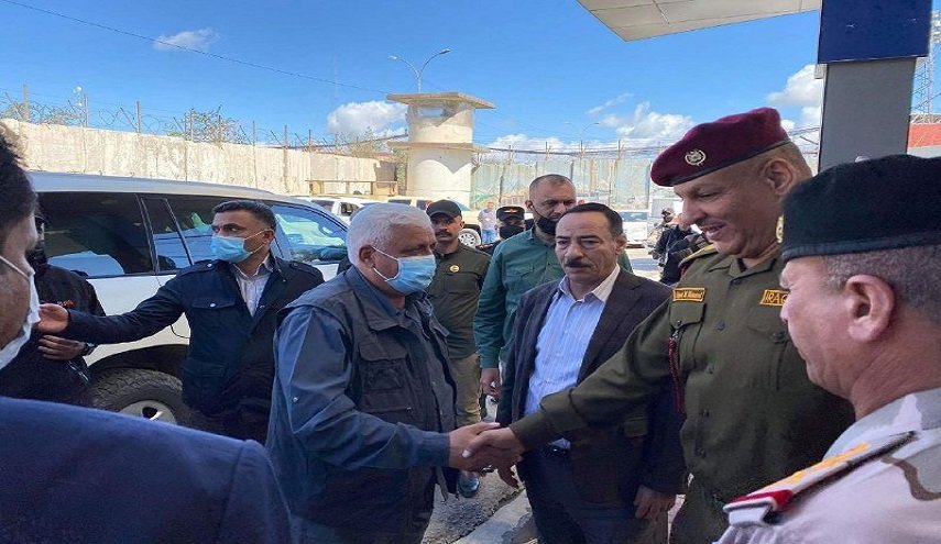 بالصور: فالح الفياض يزور الموصل على رأس وفد من الحشد الشعبي