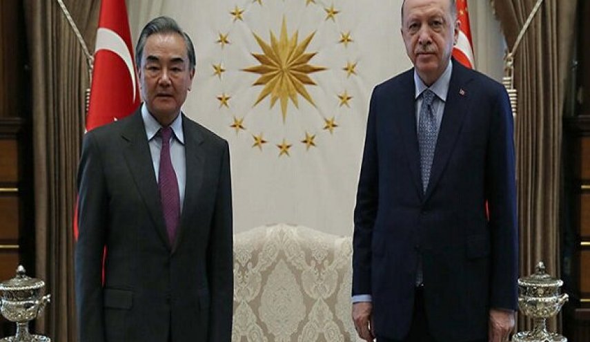 اردوغان و وزیر خارجه چین دیدار کردند