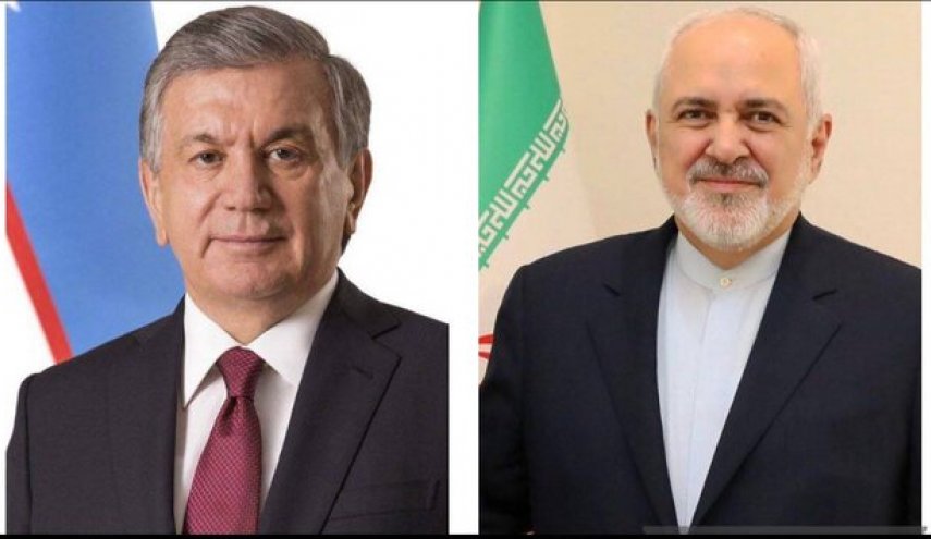 رایزنی ظریف با رئیس جمهور ازبکستان درباره مسائل دوجانبه 
