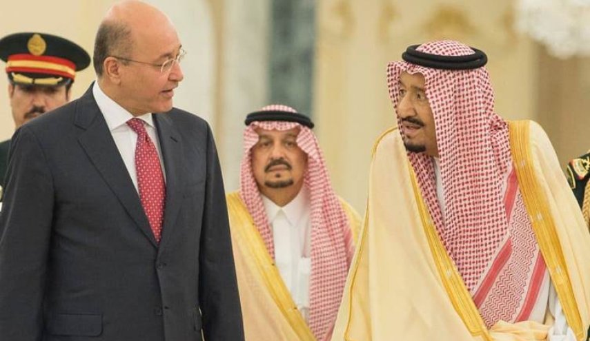 گفت‌وگوی تلفنی برهم صالح با ملک سلمان 
