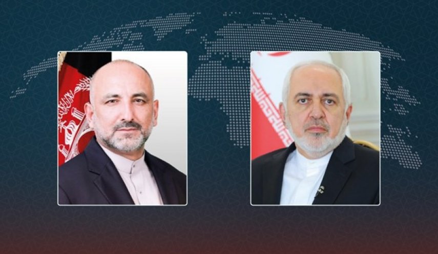 گفت‌وگوی تلفنی اتمر و ظریف؛ قدردانی افغانستان از نقش موثر ایران در روند صلح