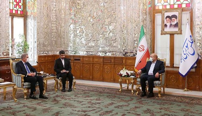 دیدار وزیر امور خارجه پاکستان با رئیس مجلس