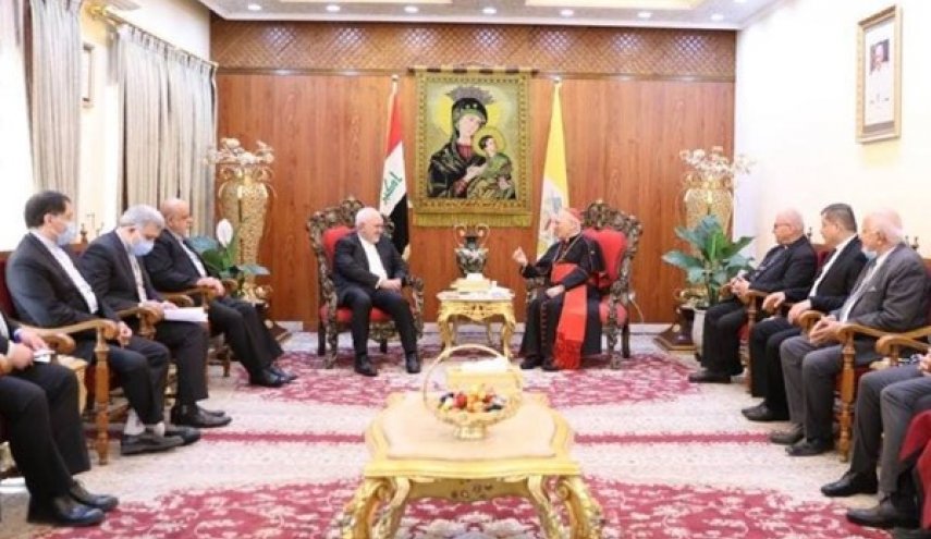 ظريف يؤكد أهمية علاقات الجوار ومكانة الطائفة المسيحية في ايران والعراق