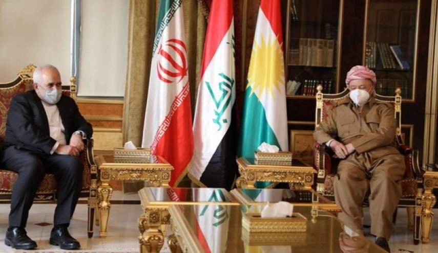 ظریف با مسعود بارزانی دیدار کرد
