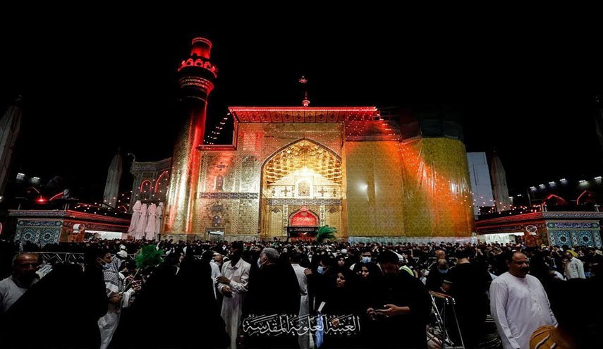 تصاویری ازحال و هوای حرم مطهر حضرت امیر المومنین (ع)در دومین شب قدر