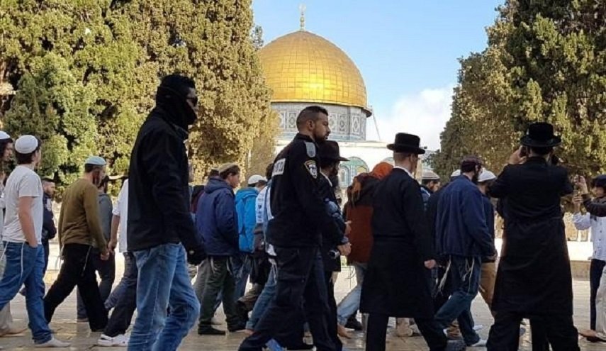 تجمع شهرک نشينان برای یورش به مسجدالاقصی