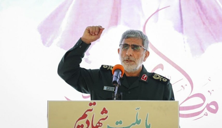 سردار قاآنی: نیروی قدس الگو وشاخص مجاهدان و علاقمندان فرهنگ مقاومت است