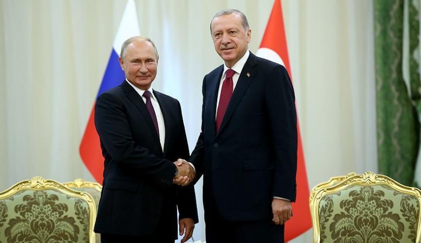 گفتگوی تلفنی پوتین و اردوغان درباره آتش‌بس قره‌باغ