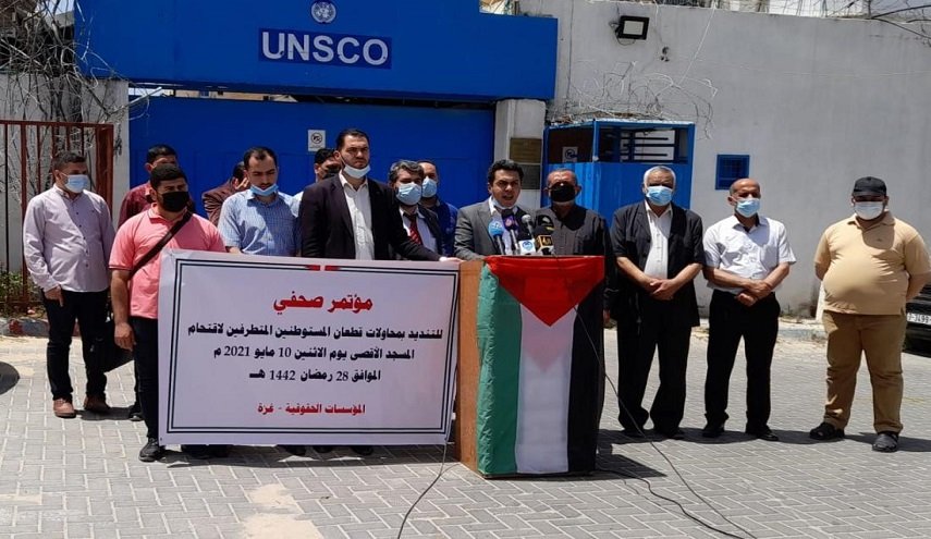 المؤسسات الحقوقية بغزة تطالب المجتمع الدولي بوقف انتهاكات الاحتلال ضد مدينة القدس

