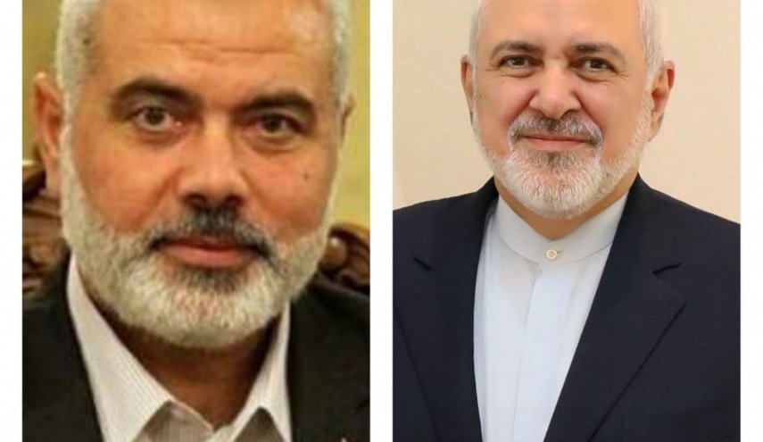 گفتگوی تلفنی ظریف با هنیه/ اعلام مجدد همبستگی جمهوری اسلامی ایران با مردم مظلوم فلسطین