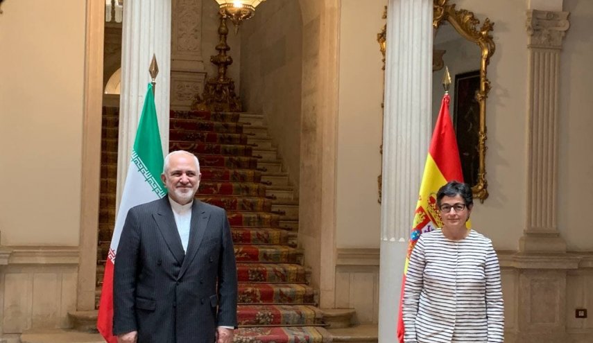 دیدار ظریف با وزیر امور خارجه و امور اتحادیه اروپایی اسپانیا